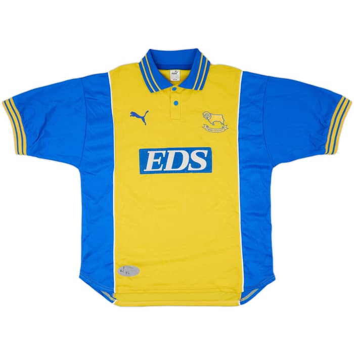 1999-01 Derby County Away Shirt Kinkladze #10 - 7/10 - (L)
