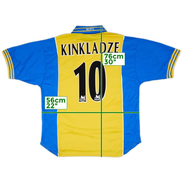 1999-01 Derby County Away Shirt Kinkladze #10 - 7/10 - (L)