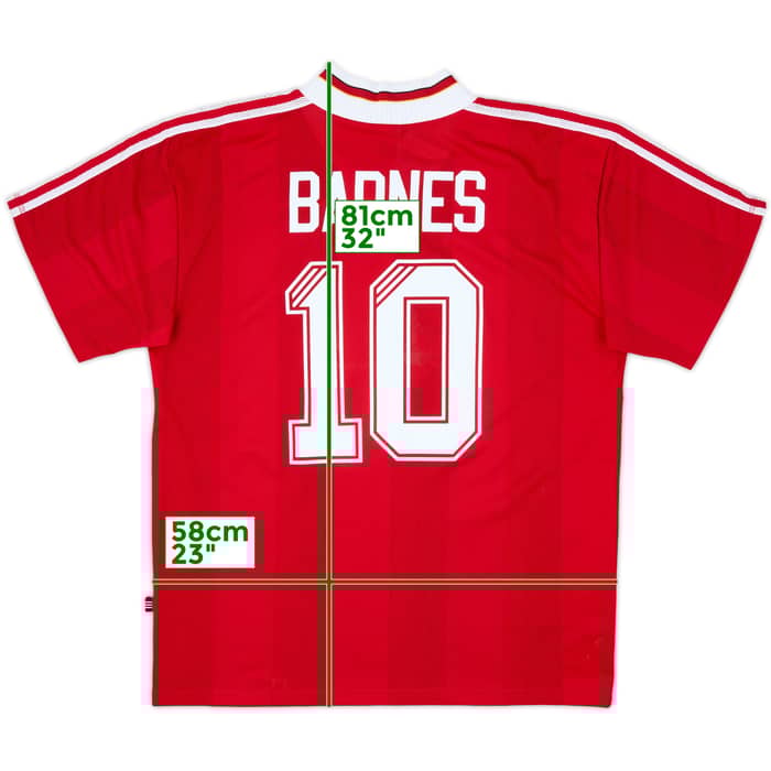 1995-96 Liverpool Home Shirt Barnes #10 - 10/10 - (XL)