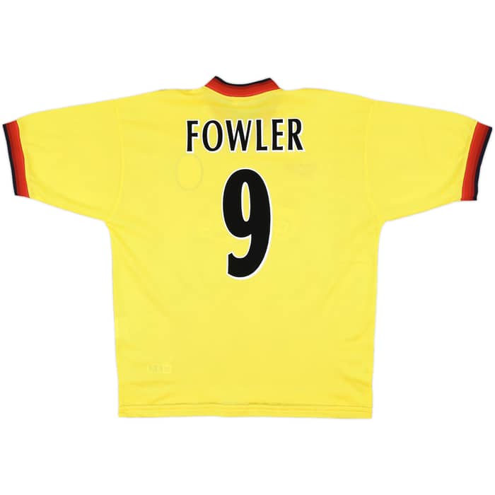 1997-99 Liverpool Away Shirt Fowler #9 - 9/10 - (L)
