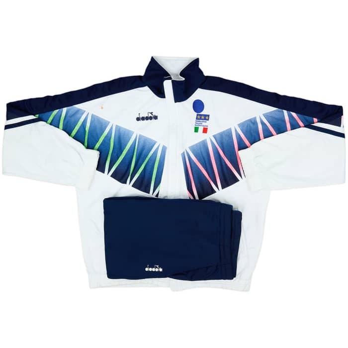 1994 Italy Diadora Tracksuit - 4/10 - (L)