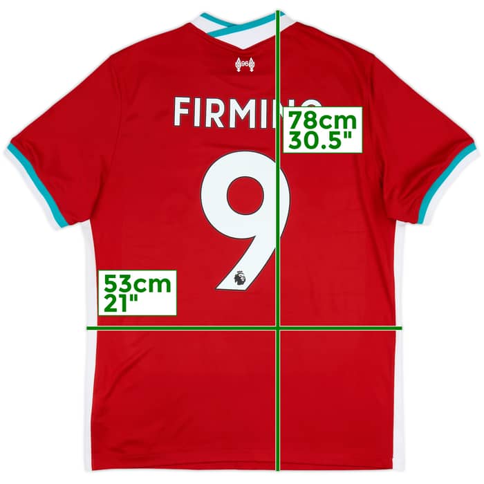 2020-21 Liverpool Home Shirt Firmino #9 - 7/10 - (L)