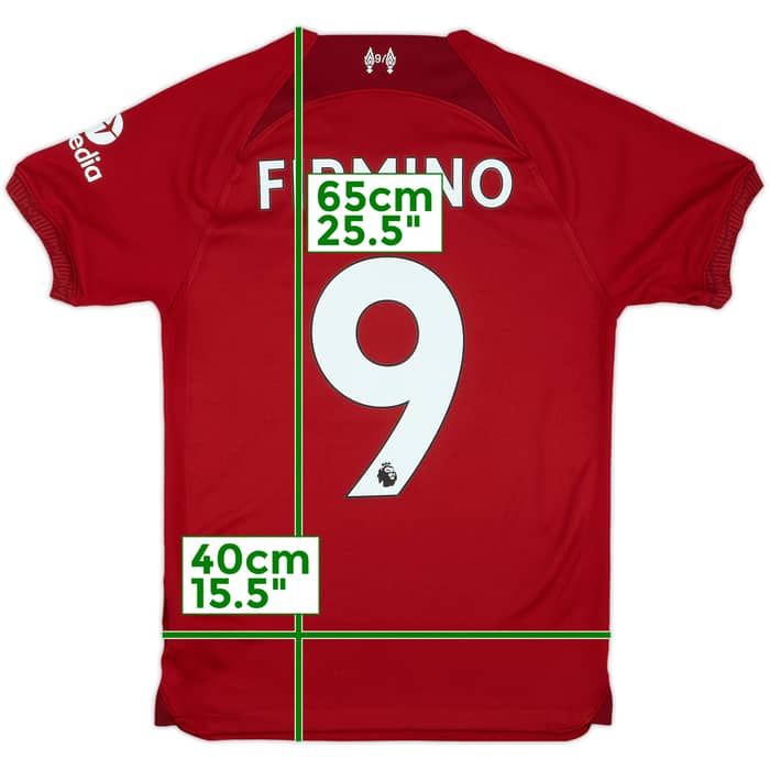 2022-23 Liverpool Home Shirt Firmino #9 - 8/10 - (XS)