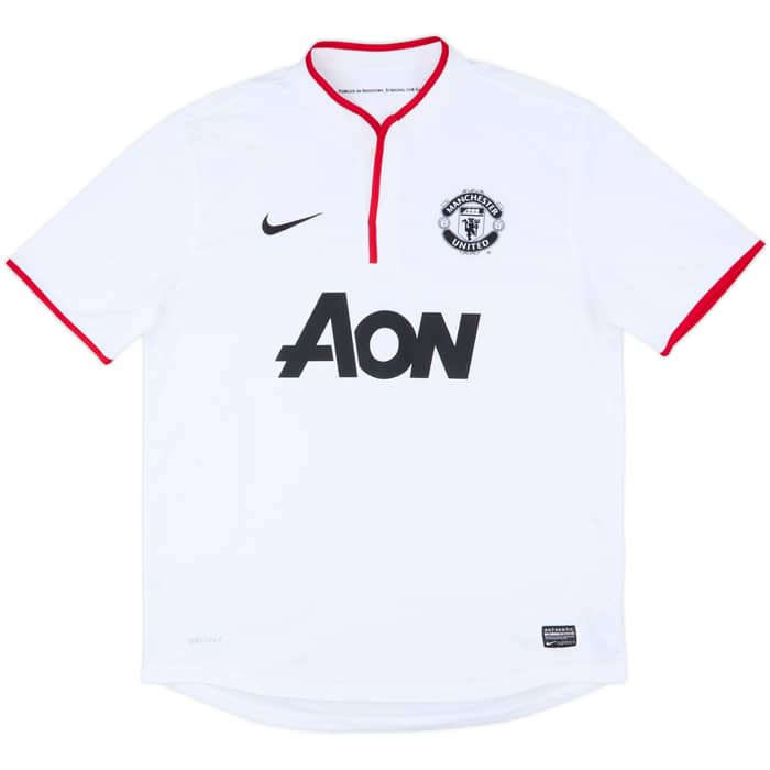 2012-14 Manchester United Away Shirt Vidic #15 - 8/10 - (L)
