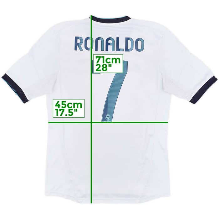 2012-13 Real Madrid Home Shirt Ronaldo #7 - 7/10 - (M)