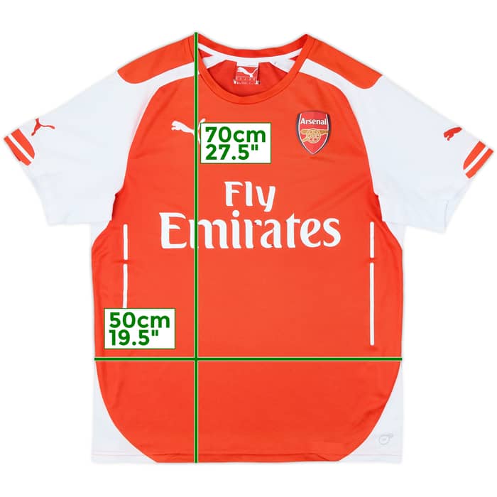 2014-15 Arsenal Home Shirt - 4/10 - (M)
