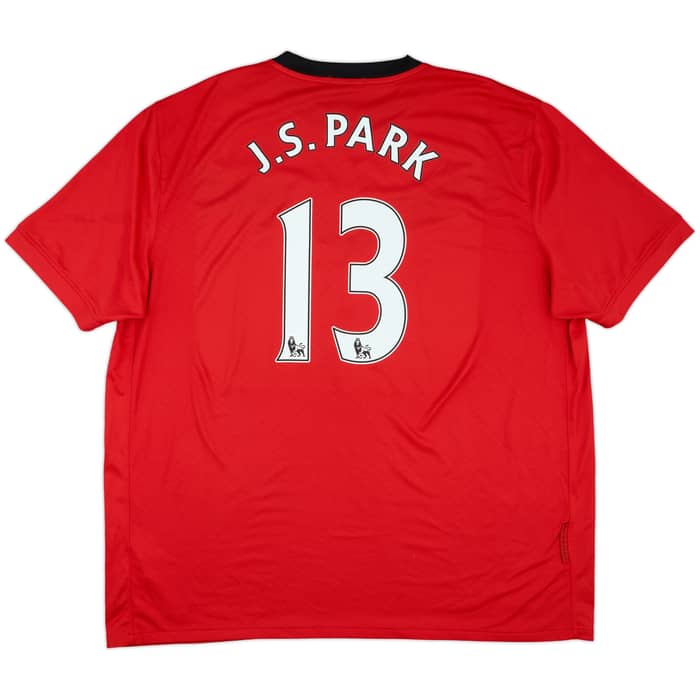 2009-10 Manchester United Home Shirt J.S.Park #13 - 10/10 - (3XL)