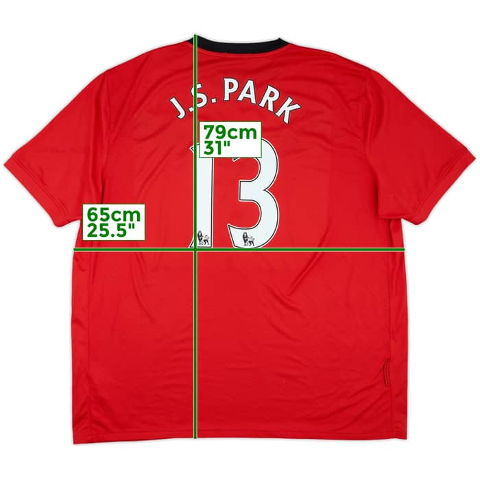 2009-10 Manchester United Home Shirt J.S.Park #13 - 10/10 - (3XL)