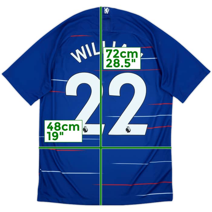 2018-19 Chelsea Home Shirt Willian #22 - 8/10 - (M)