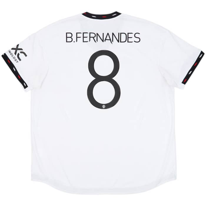 2022-23 Manchester United Authentic Away Shirt B.Fernandes #8 - 9/10 - (XXL)