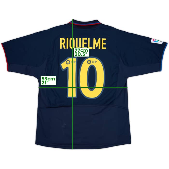 2002-03 Barcelona Away Shirt Riquelme #10 - 7/10 - (M)