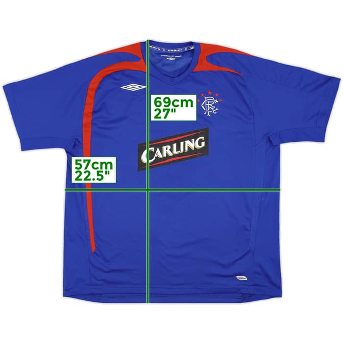 2009-10 Rangers Umbro Training Shirt - 8/10 - (XXL)