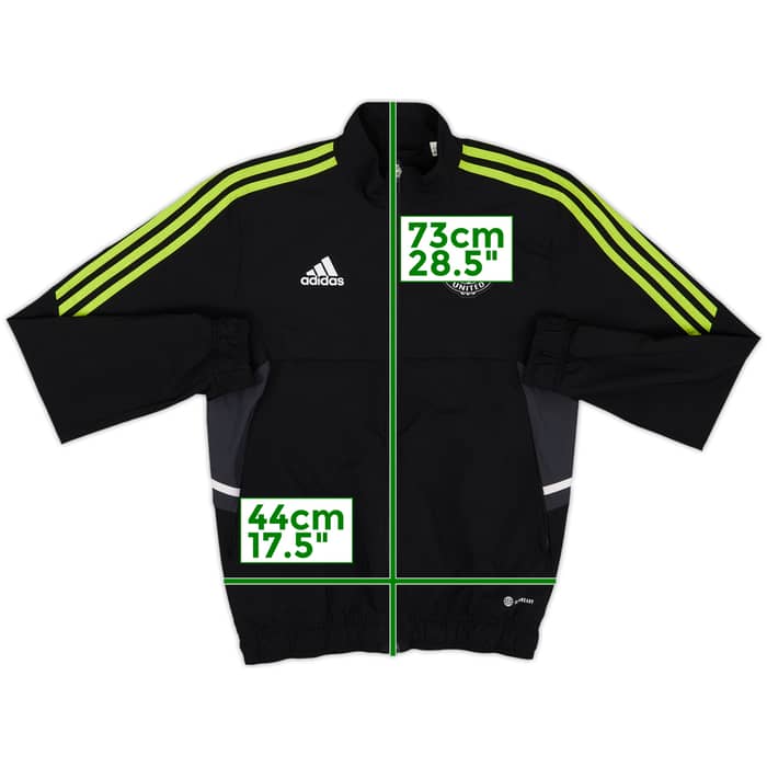 2022-23 Manchester United adidas Track Jacket - 8/10 - (XS)