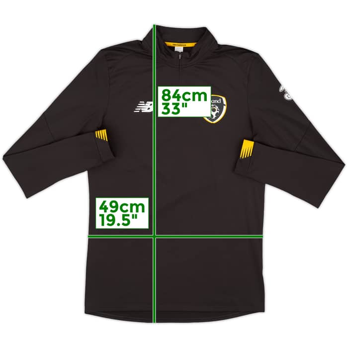 2019-20 Northern Ireland New Balance 1/4 Zip Drill Top - 8/10 - (M)