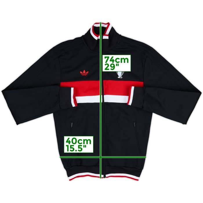 2006-07 AC Milan adidas Originals Retro Track Jacket - 8/10 - (S)