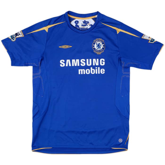2005-06 Chelsea Centenary Home Shirt Lampard #8 - 5/10 - (XL.Boys)