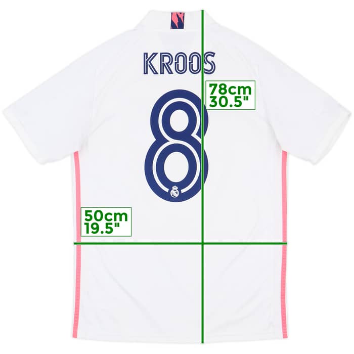 2020-21 Real Madrid Home Shirt Kroos #8 - 7/10 - (M)