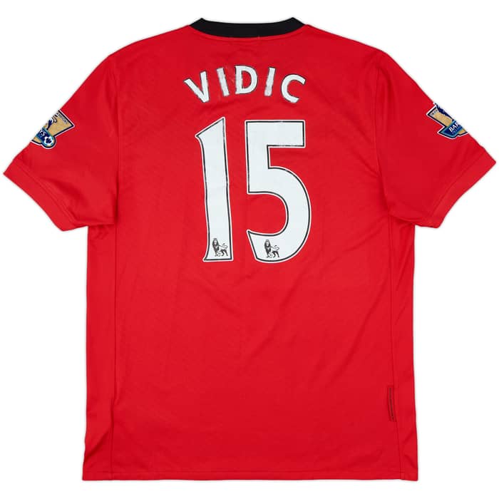 2009-10 Manchester United Home Shirt Vidic #15 - 5/10 - (M)