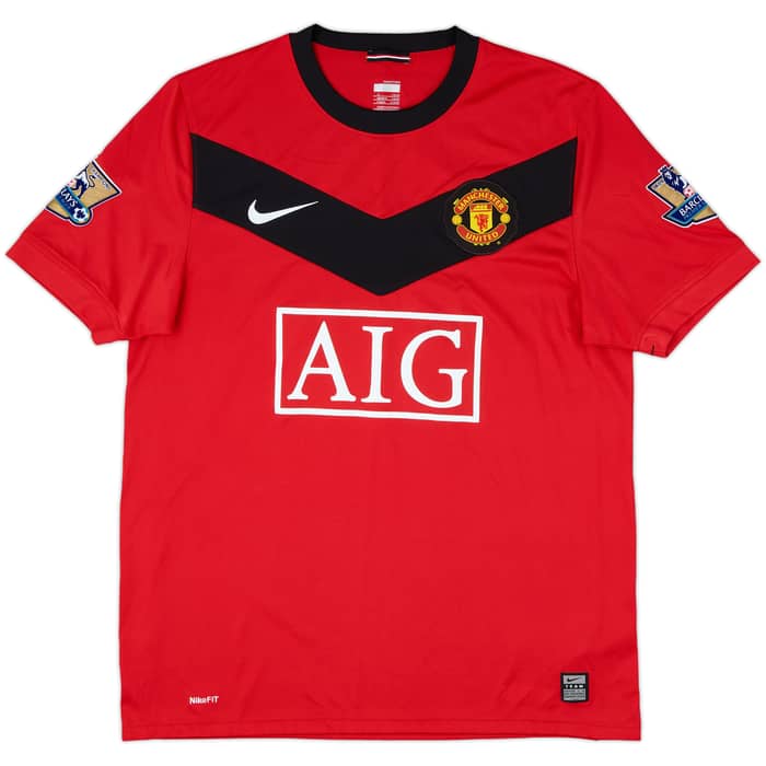 2009-10 Manchester United Home Shirt Vidic #15 - 5/10 - (M)