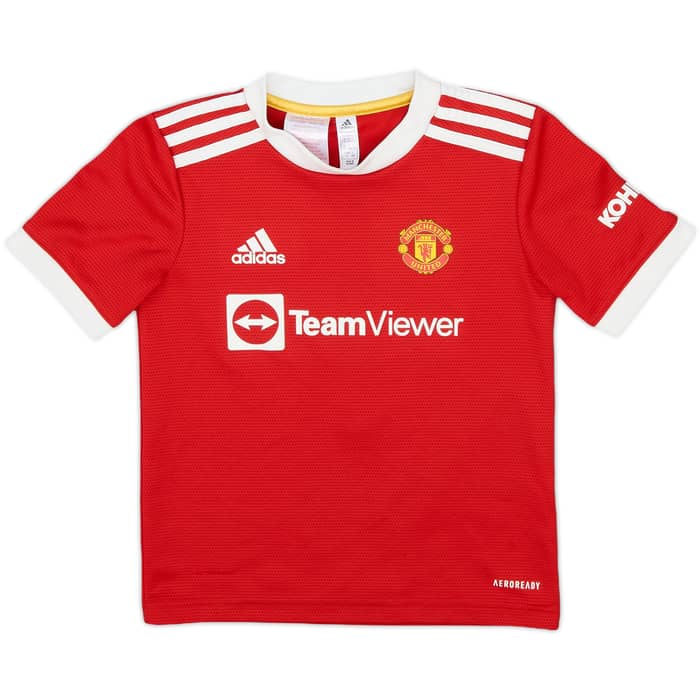 2021-22 Manchester United Home Shirt Ronaldo #7 - 8/10 - (5-6 Years)
