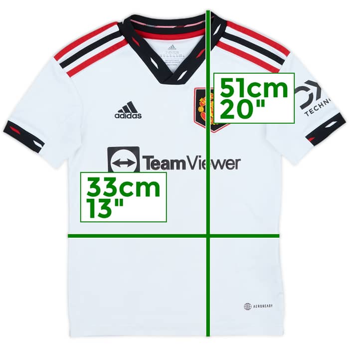 2022-23 Manchester United Away Shirt - 5/10 - (S.Boys)