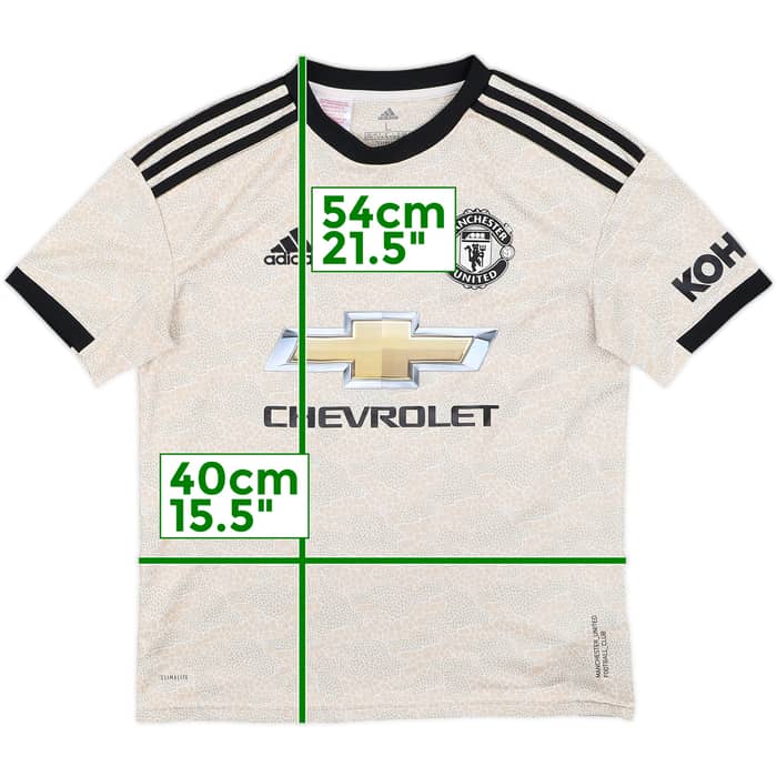 2019-20 Manchester United Away Shirt - 7/10 - (L.Boys)