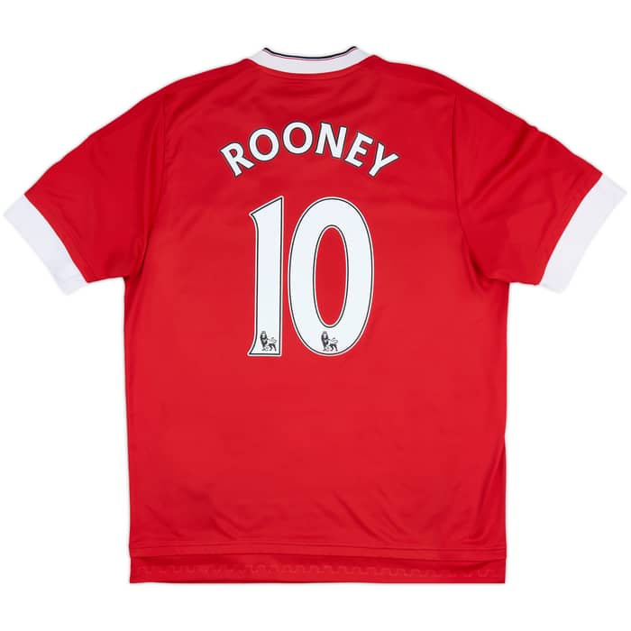 2015-16 Manchester United Home Shirt Rooney #10 - 6/10 - (L)