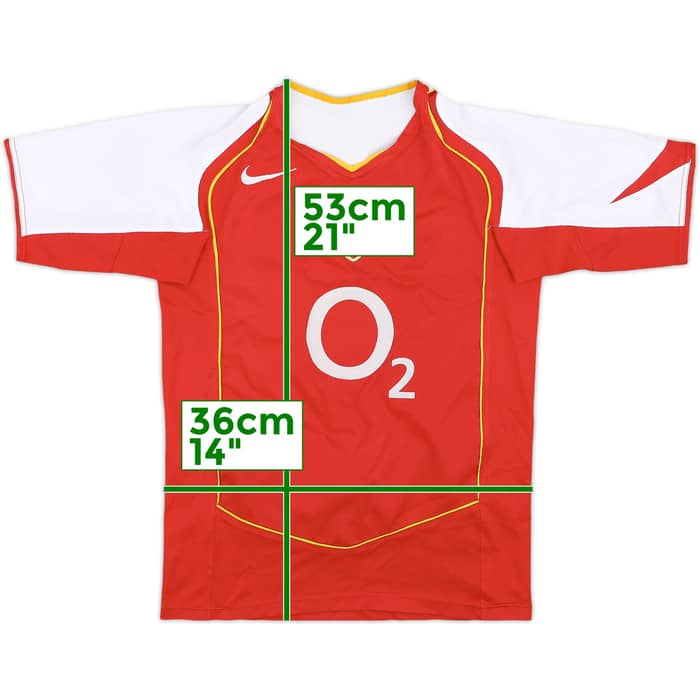 2004-05 Arsenal Home Shirt - 7/10 - (L.Boys)