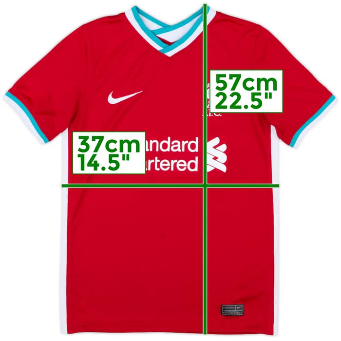 2020-21 Liverpool Home Shirt - 7/10 - (M.Boys)