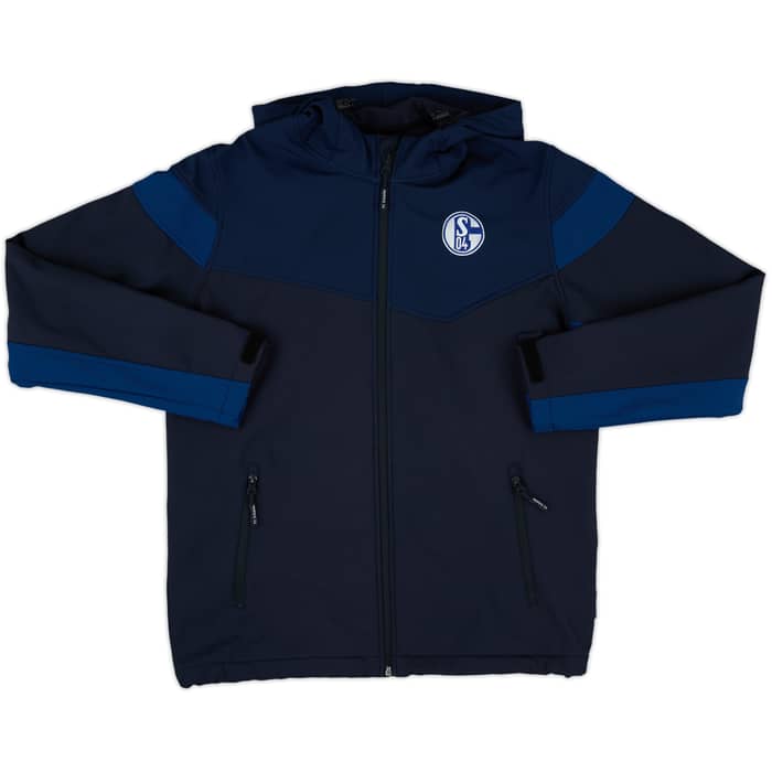 2018-19 Schalke Hooded Track Jacket - 8/10 - (M)