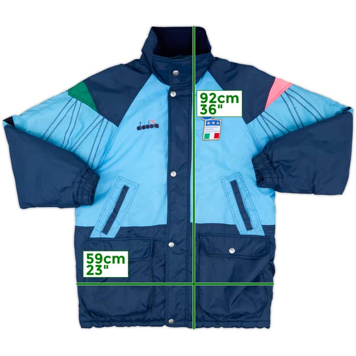 1990 Italy Diadora Padded Bench Coat - 8/10 - (L)