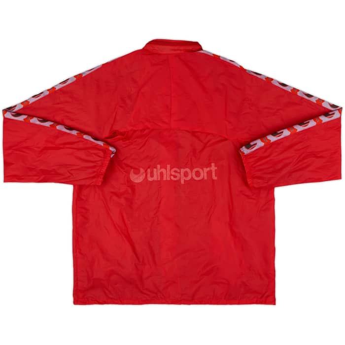 1992-93 Cremonese Uhlsport Hooded Rain Jacket - 6/10 - (L)