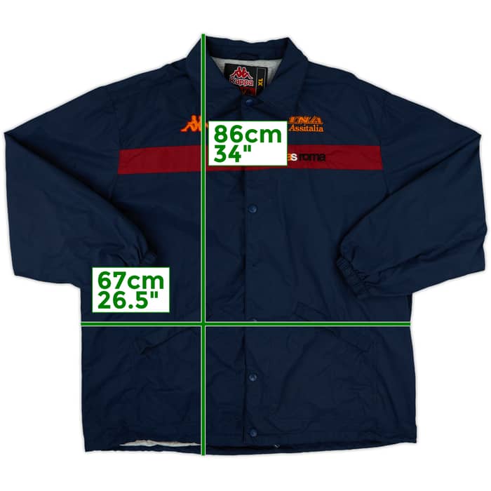 2000-01 Roma Kappa Track Jacket - 8/10 - (XL)