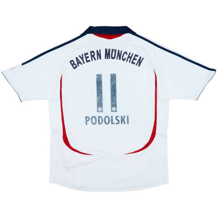 2006-07 Bayern Munich Away Shirt Podolski #11 - 4/10 - (XL.Boys)