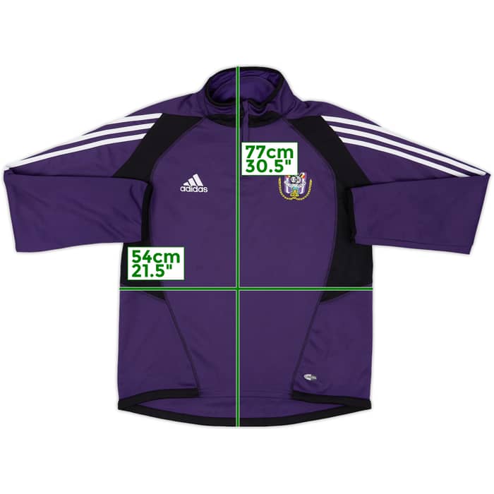 2005-06 Anderlecht adidas 1/4 Zip Drill Top - 8/10 - (M/L)
