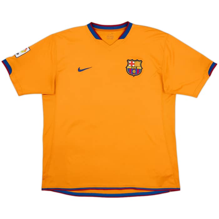 2006-08 Barcelona Away Shirt Ronaldinho #10 - 8/10 - (XL)