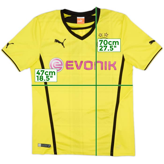 2013-14 Borussia Dortmund Home Shirt - 8/10 - (M)
