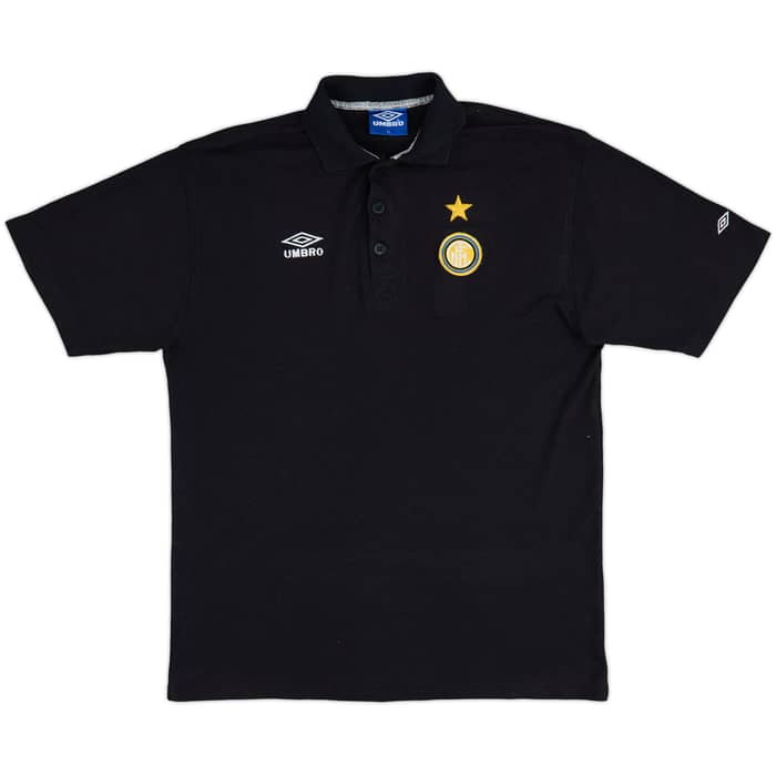 1997-98 Inter Milan Umbro Polo Shirt - 7/10 - (XL)