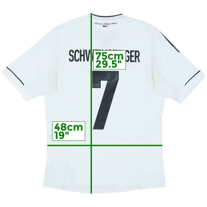 2012-13 Germany Home Shirt Schweinsteiger #7 - 6/10 - (M)