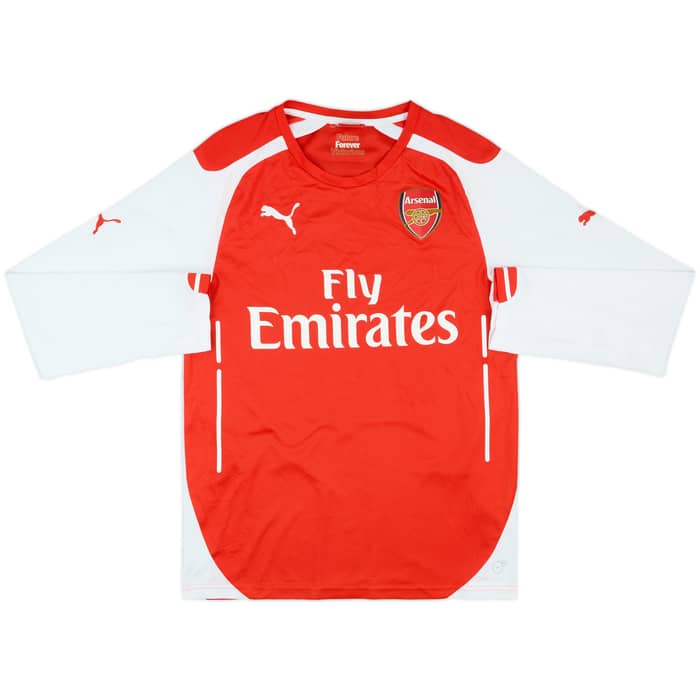 2014-15 Arsenal Home L/S Shirt Ozil #11 - 7/10 - (S)