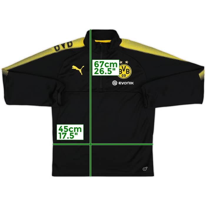 2016-17 Borussia Dortmund Puma 1/4 Zip Drill Top - 8/10 - (XL.Boys)