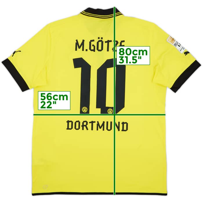 2012-13 Borussia Dortmund Home Shirt M.Gotze #10 - 8/10 - (XL)