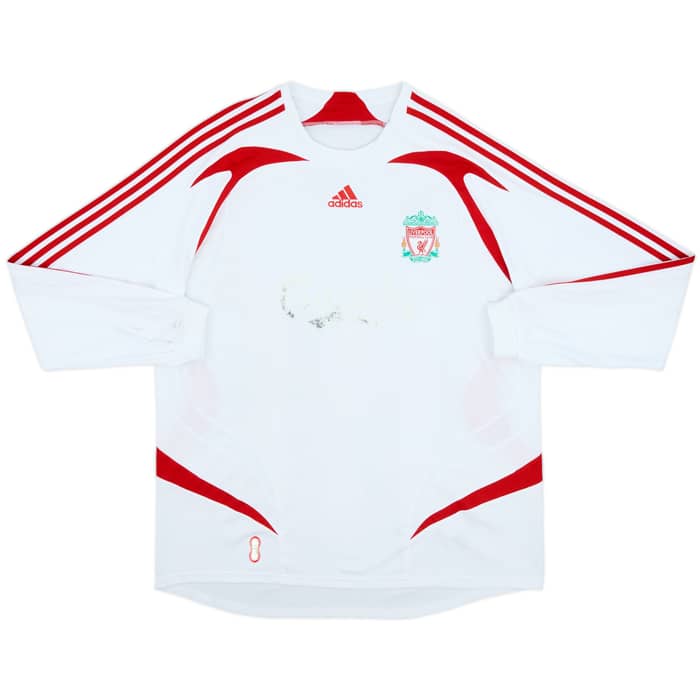 2007-08 Liverpool Away L/S Shirt - 4/10 - (XL)