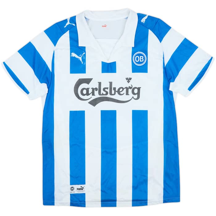 2009-10 Odense Home Shirt Djemba-Djemba #19 - 5/10 - (XL)