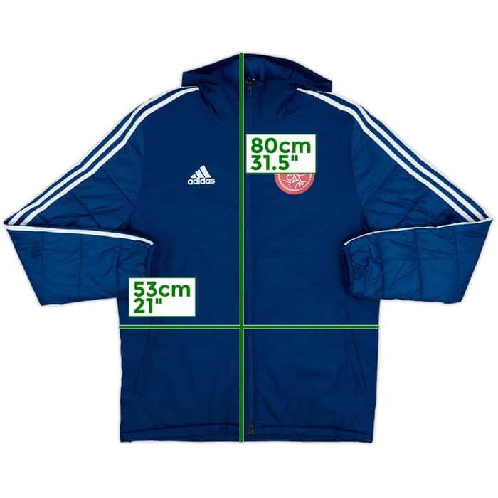 2020-21 Ajax adidas Padded Bench Coat - 8/10 - (S)