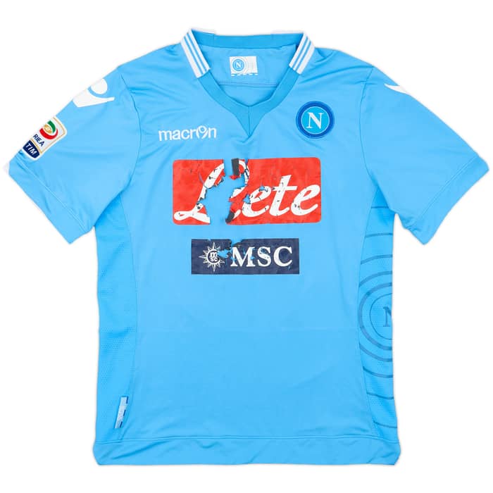 2013-14 Napoli Home Shirt Hamsik #17 - 4/10 - (L)