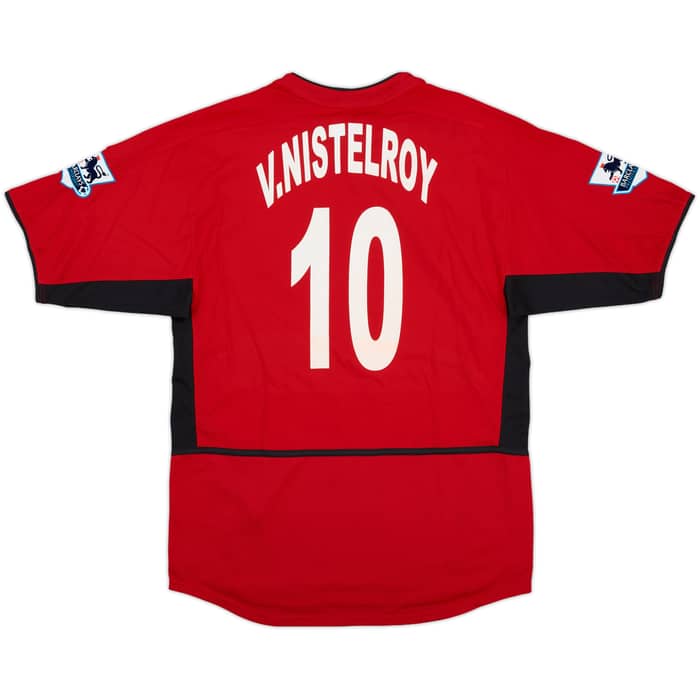 2002-04 Manchester United Home Shirt V.Nistelroy #10 - 8/10 - (S)