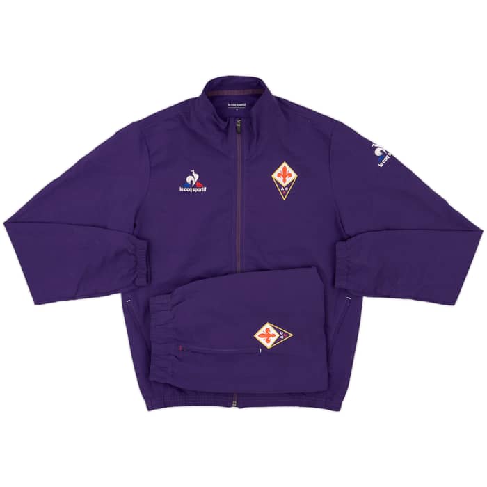 2018-19 Fiorentina Le Coq Sportif Tracksuit - 10/10 - (M)