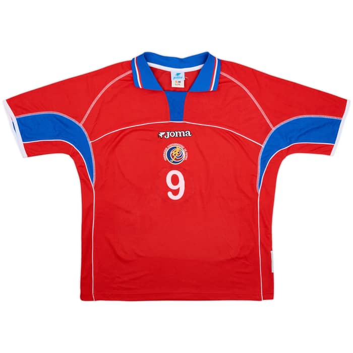2002 Costa Rica Home Shirt Wanchope #9 - 6/10 - (M)