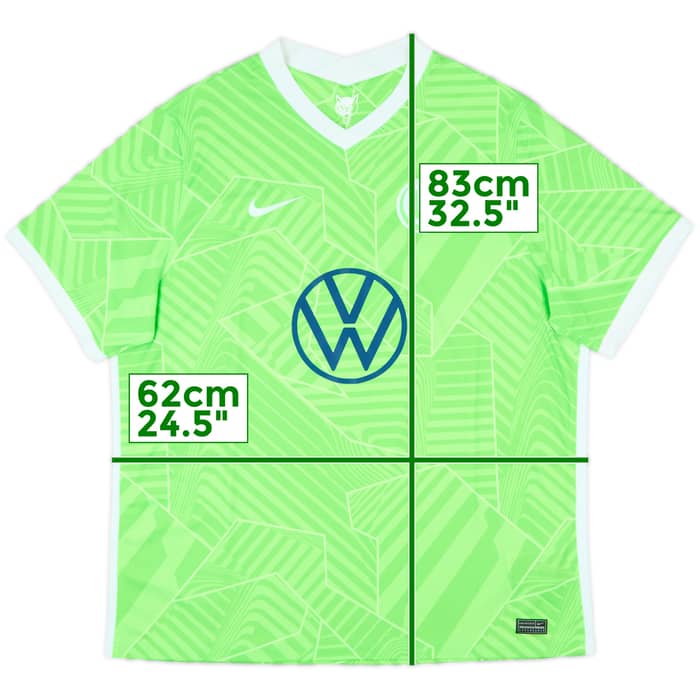 2021-22 Wolfsburg Home Shirt - 5/10 - (XXL)